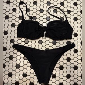 Skin by SAME Black Bikini Set